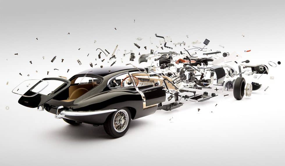 Jaguar Type E / Disintegrating ©Fabian Oefner
