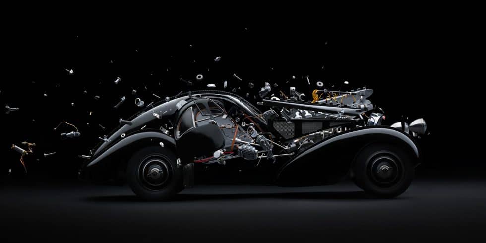 Bugatti 57 SC / Disintegrating ©Fabian Oefner