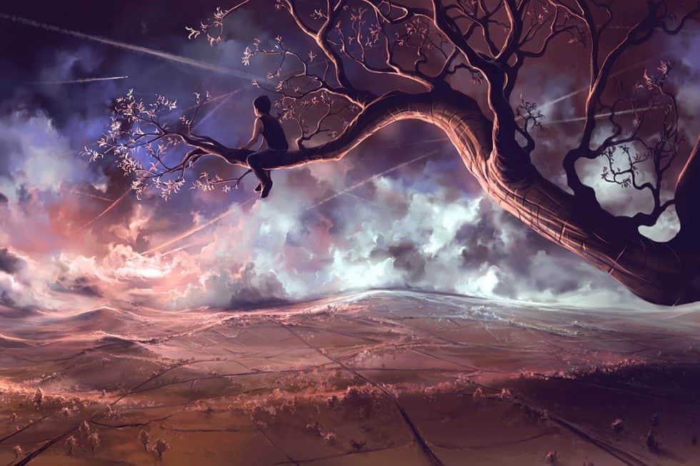 It made scars in the sky - Cyril Rolando